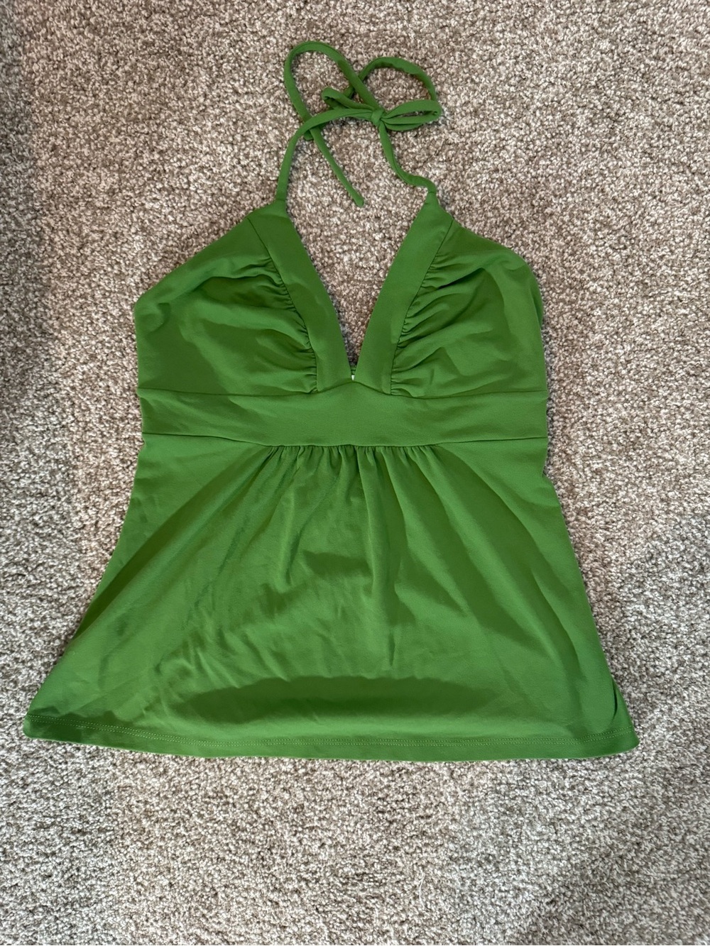 Susana Monaco Bright Green Halter Top